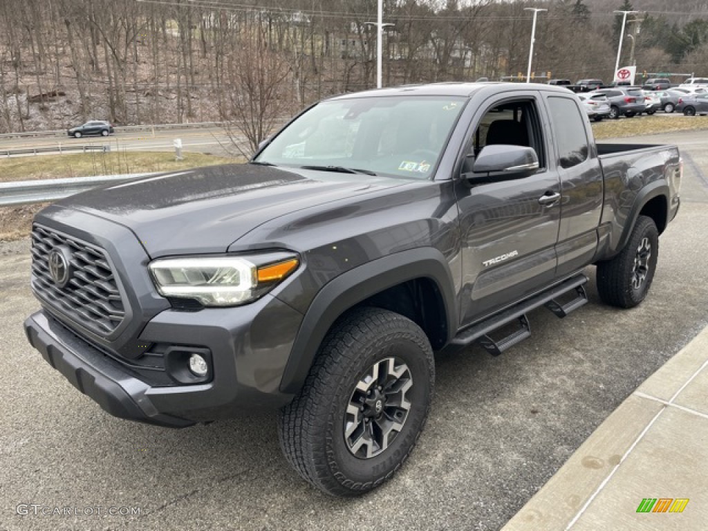 Magnetic Gray Metallic 2022 Toyota Tacoma TRD Off Road Access Cab 4x4 Exterior Photo #143774346