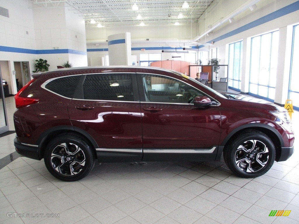 2018 CR-V Touring AWD - Basque Red Pearl II / Gray photo #4