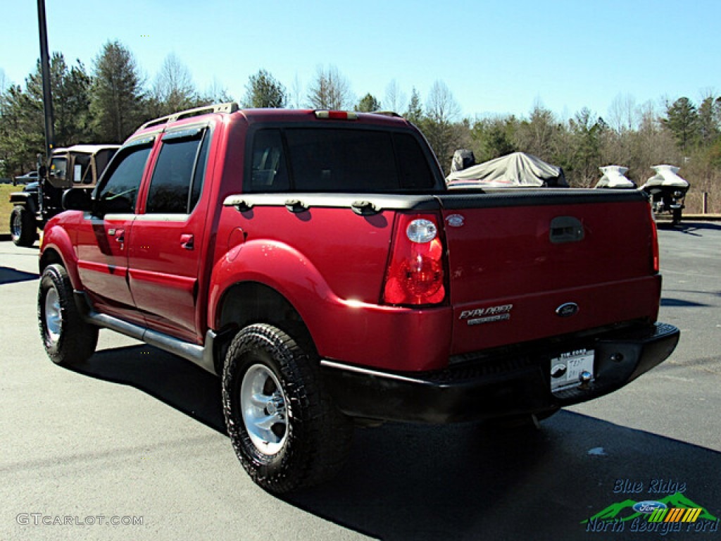 2005 Explorer Sport Trac XLT - Bright Red / Medium Dark Flint photo #3