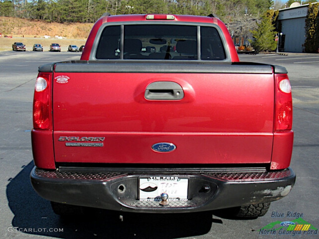 2005 Explorer Sport Trac XLT - Bright Red / Medium Dark Flint photo #4
