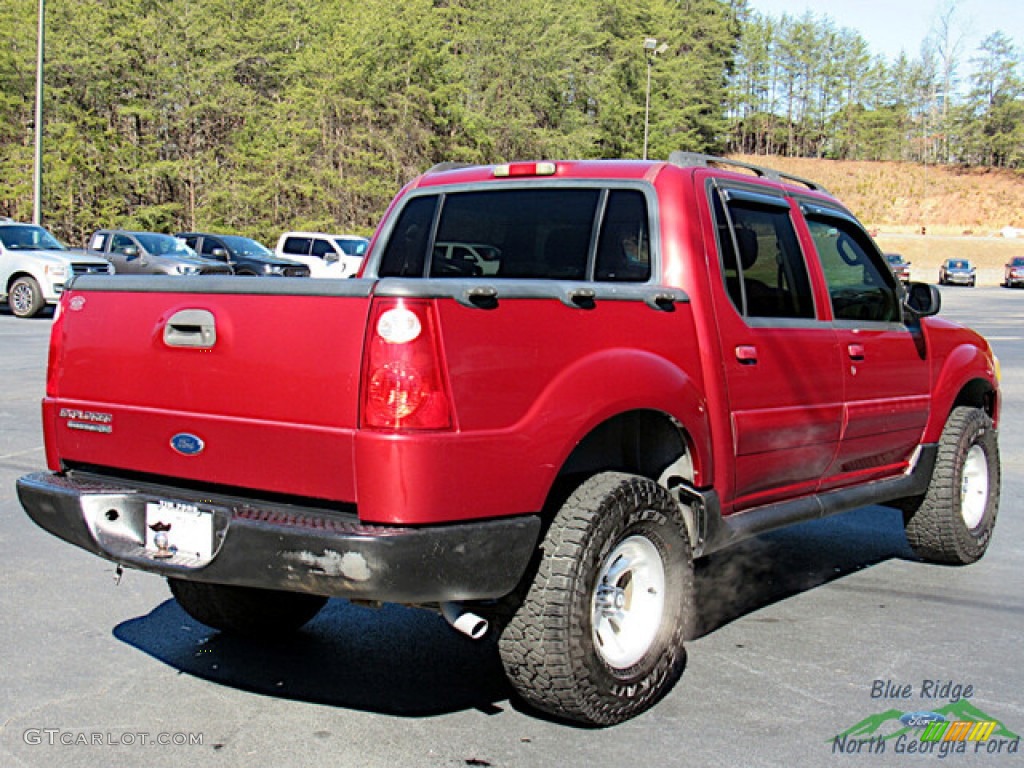 2005 Explorer Sport Trac XLT - Bright Red / Medium Dark Flint photo #5