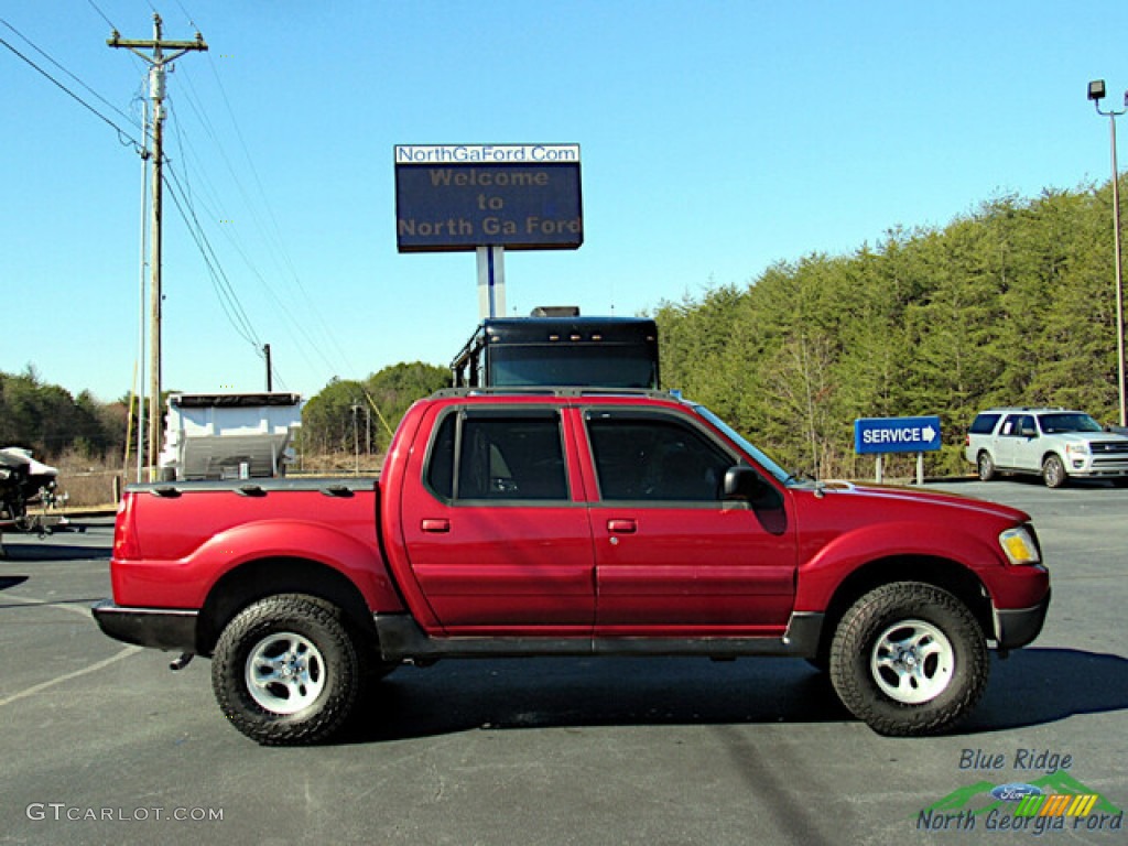 2005 Explorer Sport Trac XLT - Bright Red / Medium Dark Flint photo #6
