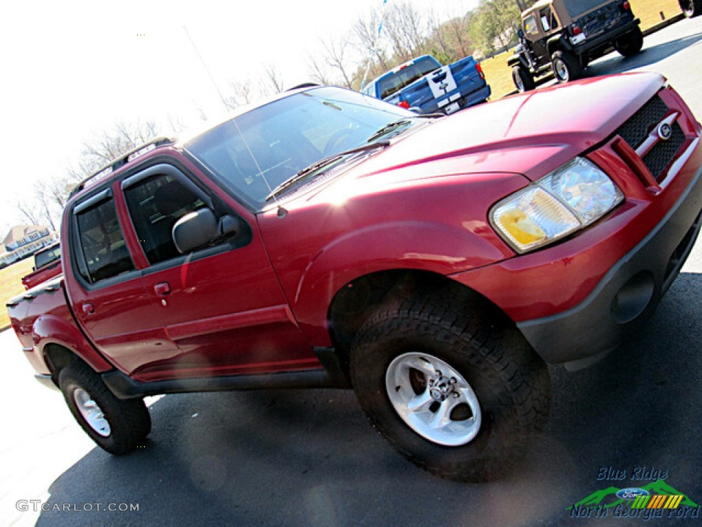 2005 Explorer Sport Trac XLT - Bright Red / Medium Dark Flint photo #23