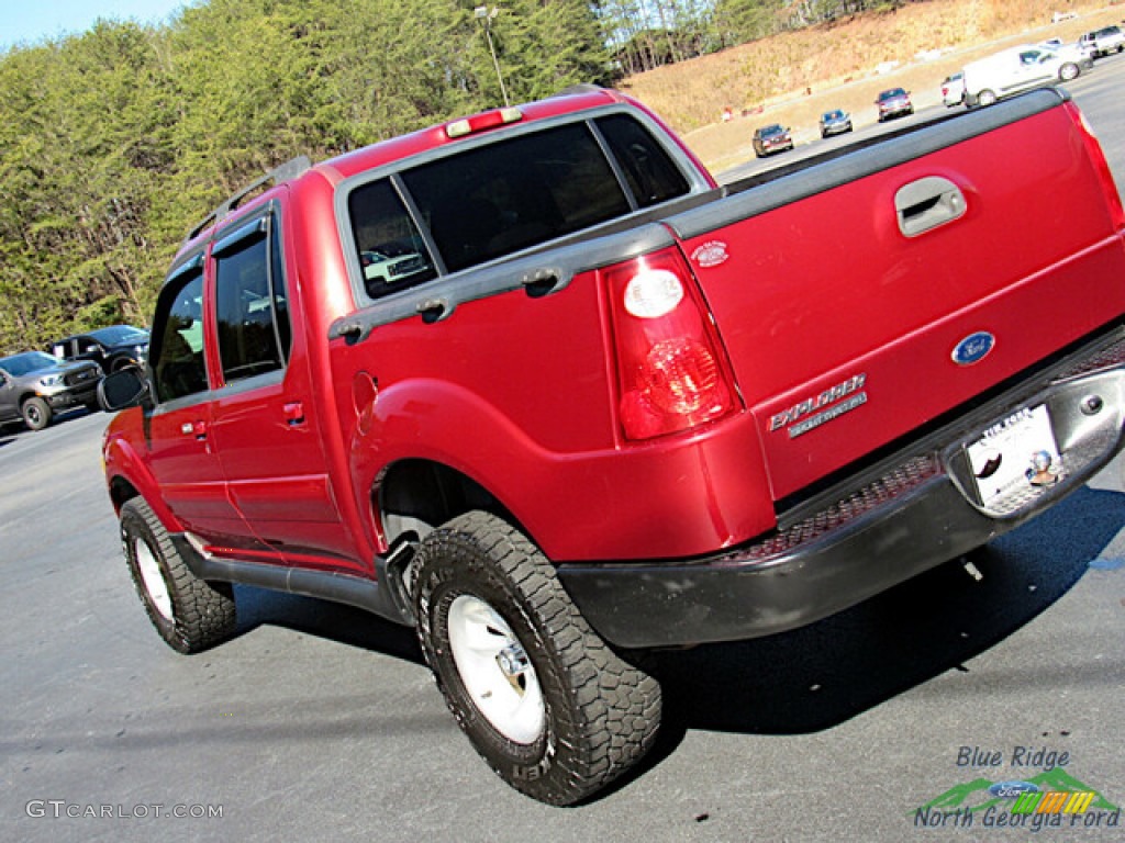 2005 Explorer Sport Trac XLT - Bright Red / Medium Dark Flint photo #25