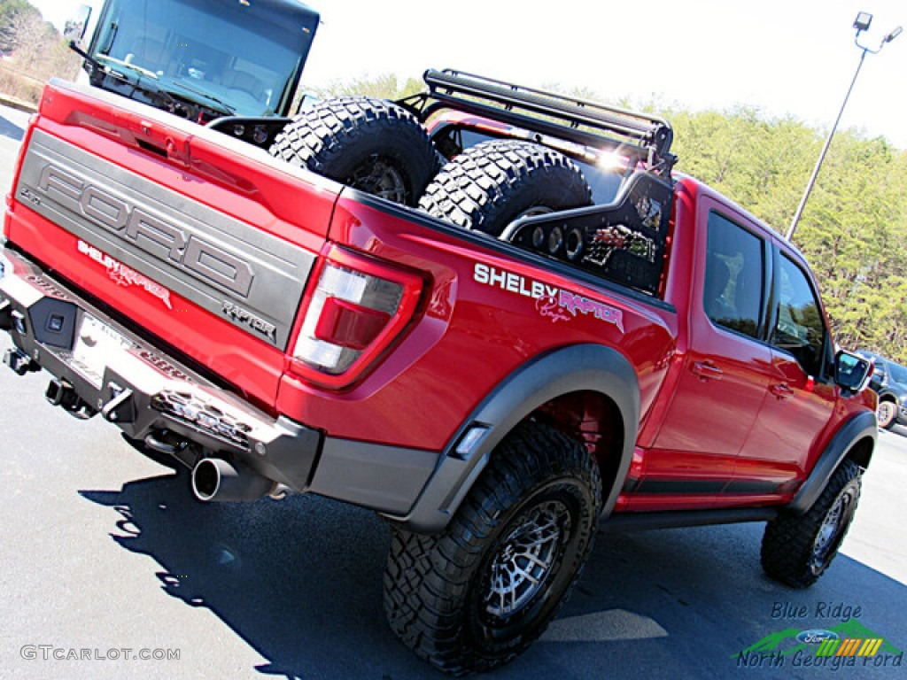 2021 F150 Shelby Raptor SuperCrew 4x4 - Rapid Red / Shelby Black/Red photo #43