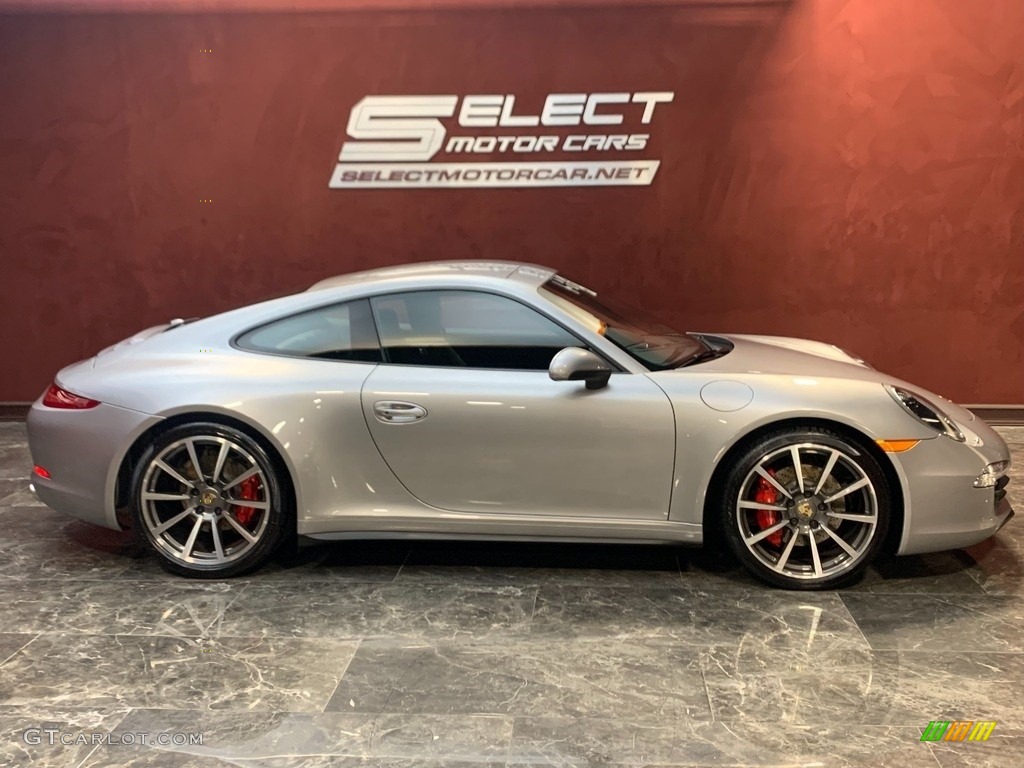 GT Silver Metallic 2013 Porsche 911 Carrera 4S Coupe Exterior Photo #143775972