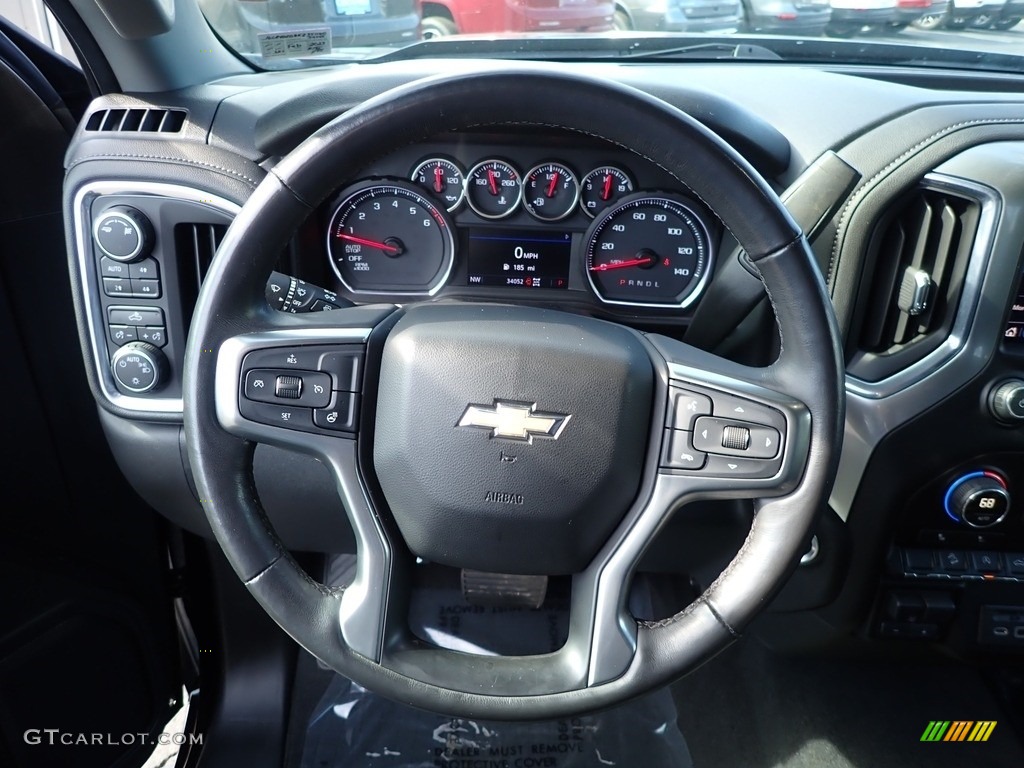 2019 Silverado 1500 LT Double Cab 4WD - Black / Jet Black photo #22