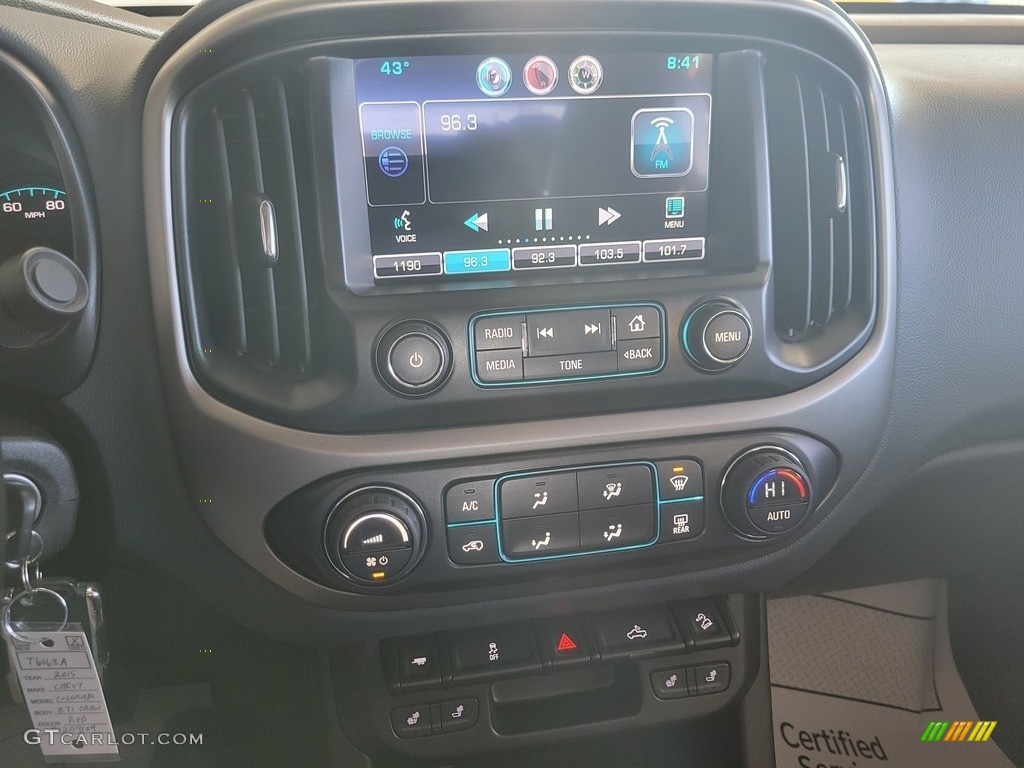 2015 Colorado Z71 Crew Cab 4WD - Red Rock Metallic / Jet Black photo #27