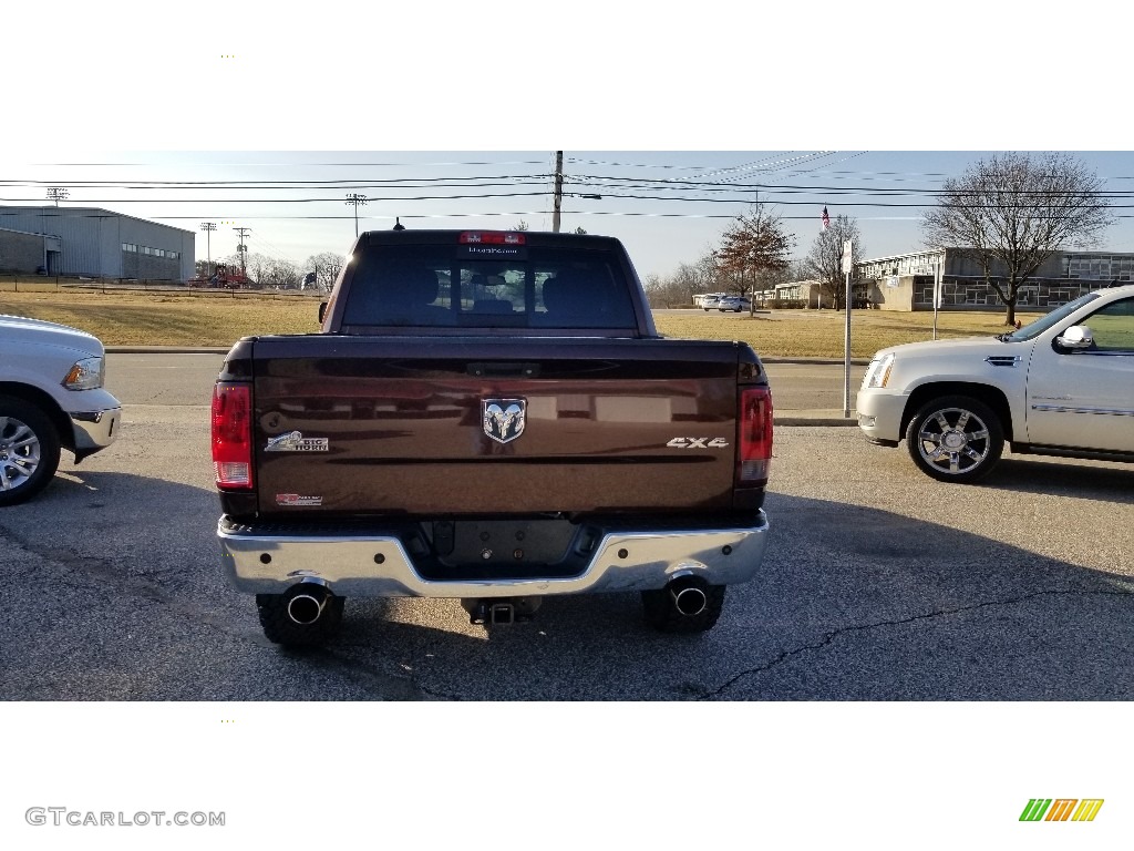 2013 1500 SLT Crew Cab 4x4 - Western Brown Pearl / Black/Diesel Gray photo #3