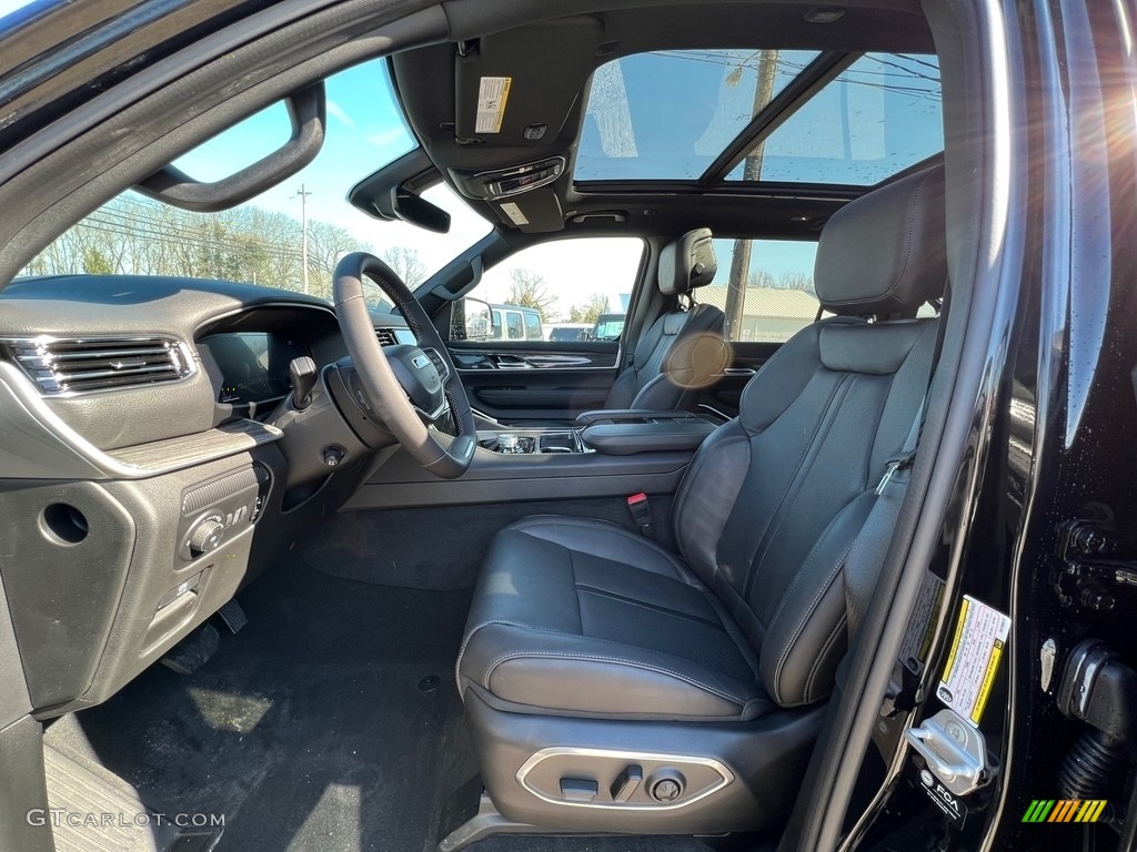 Global Black Interior 2022 Jeep Wagoneer Series III 4x4 Photo #143776618