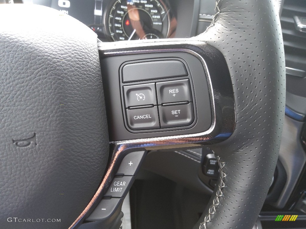 2022 Ram 2500 Power Wagon Crew Cab 4x4 Black Steering Wheel Photo #143777891