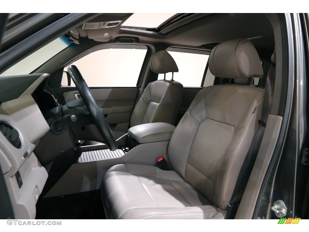 2011 Pilot EX-L 4WD - Polished Metal Metallic / Gray photo #5