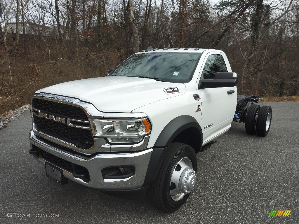 Bright White 2022 Ram 4500 Tradesman Reg Cab Chassis Exterior Photo #143778310