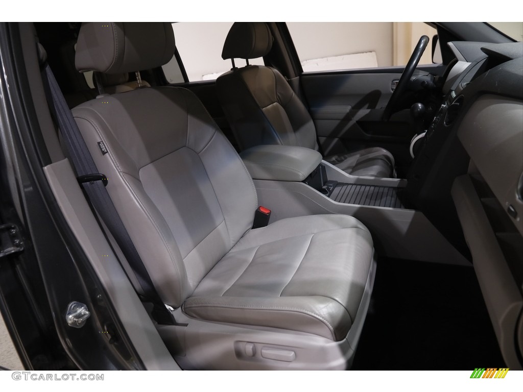 2011 Pilot EX-L 4WD - Polished Metal Metallic / Gray photo #13