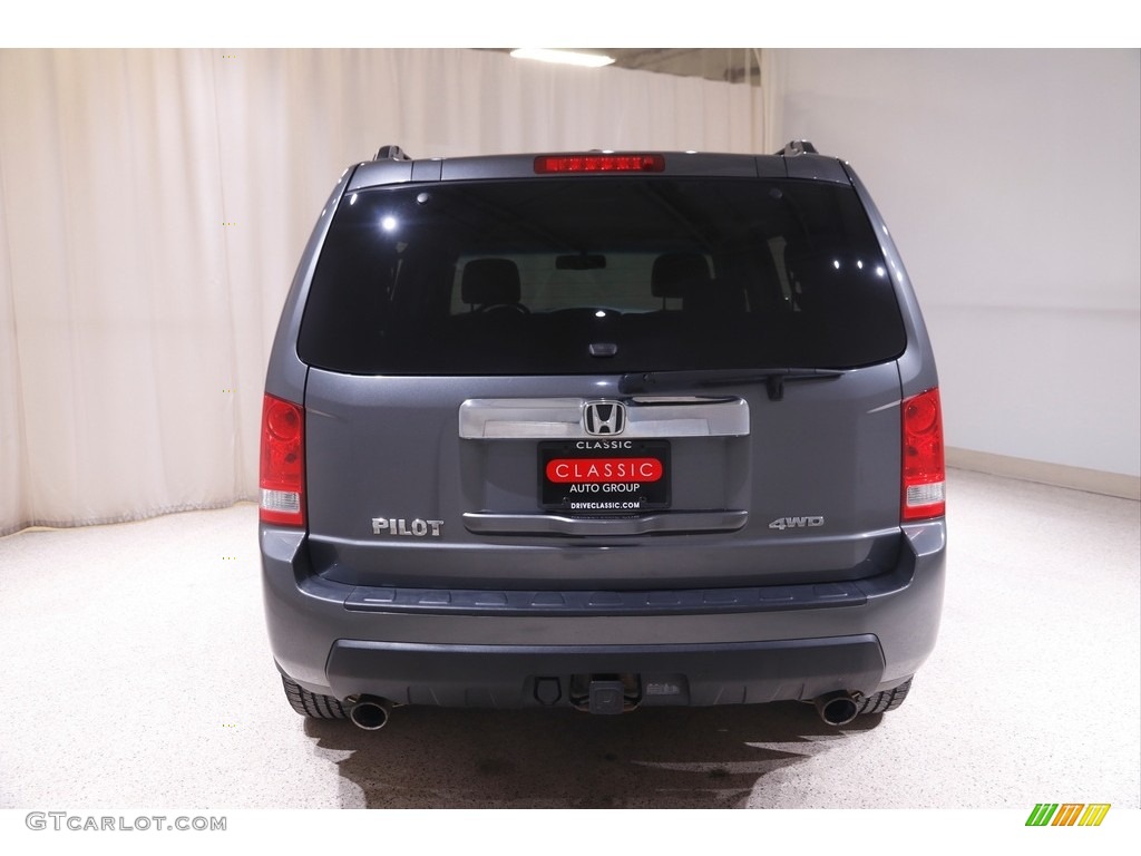 2011 Pilot EX-L 4WD - Polished Metal Metallic / Gray photo #17