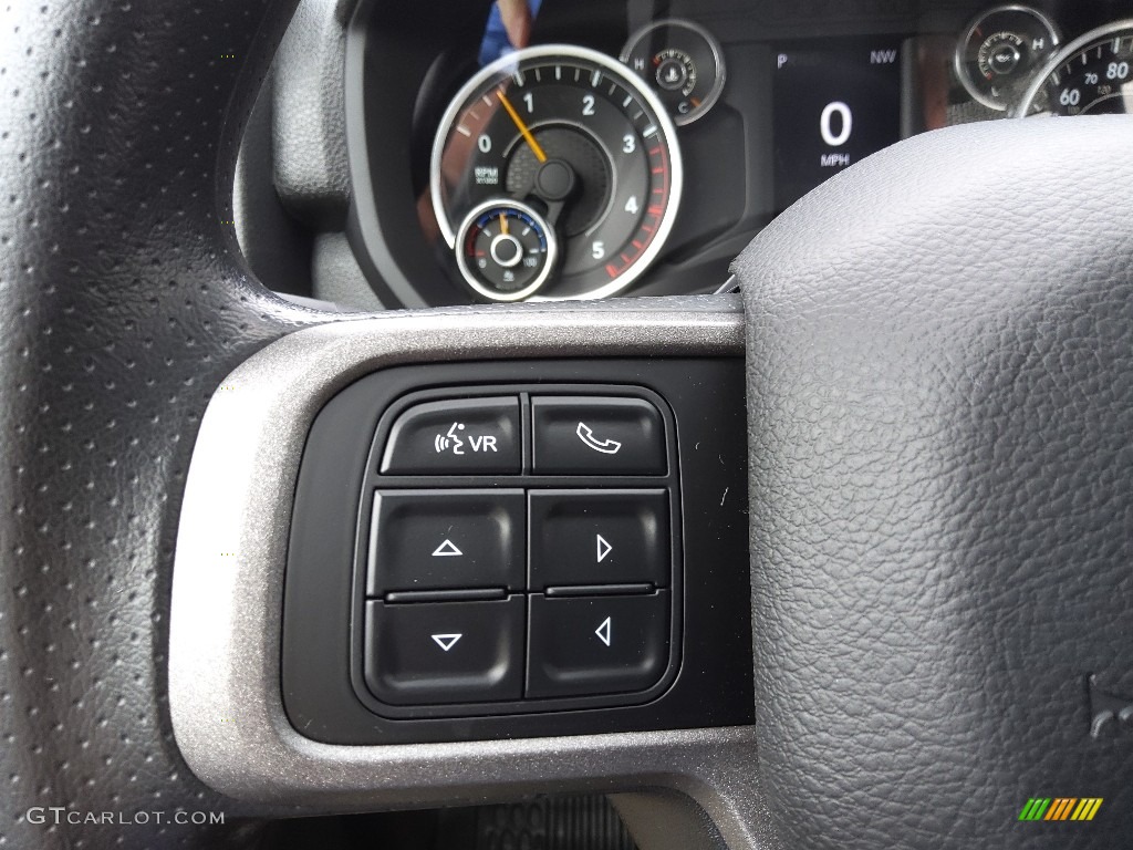 2022 Ram 4500 Tradesman Reg Cab Chassis Black/Diesel Gray Steering Wheel Photo #143778619