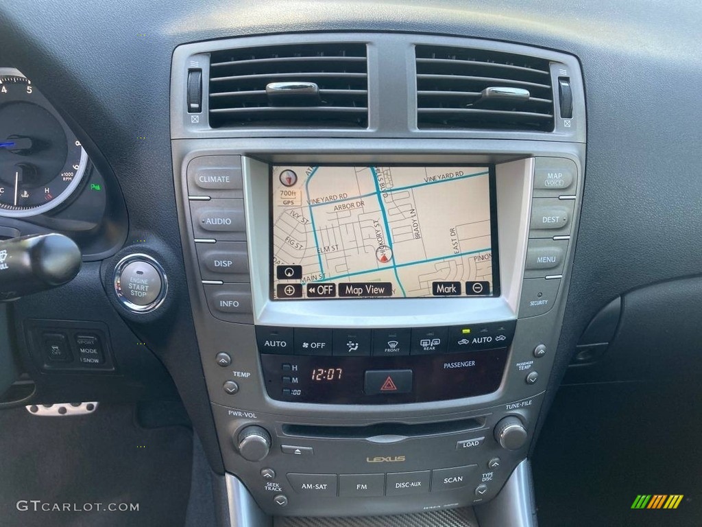 2008 Lexus IS F Navigation Photos