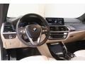 Canberra Beige/Black Dashboard Photo for 2021 BMW X3 #143779580