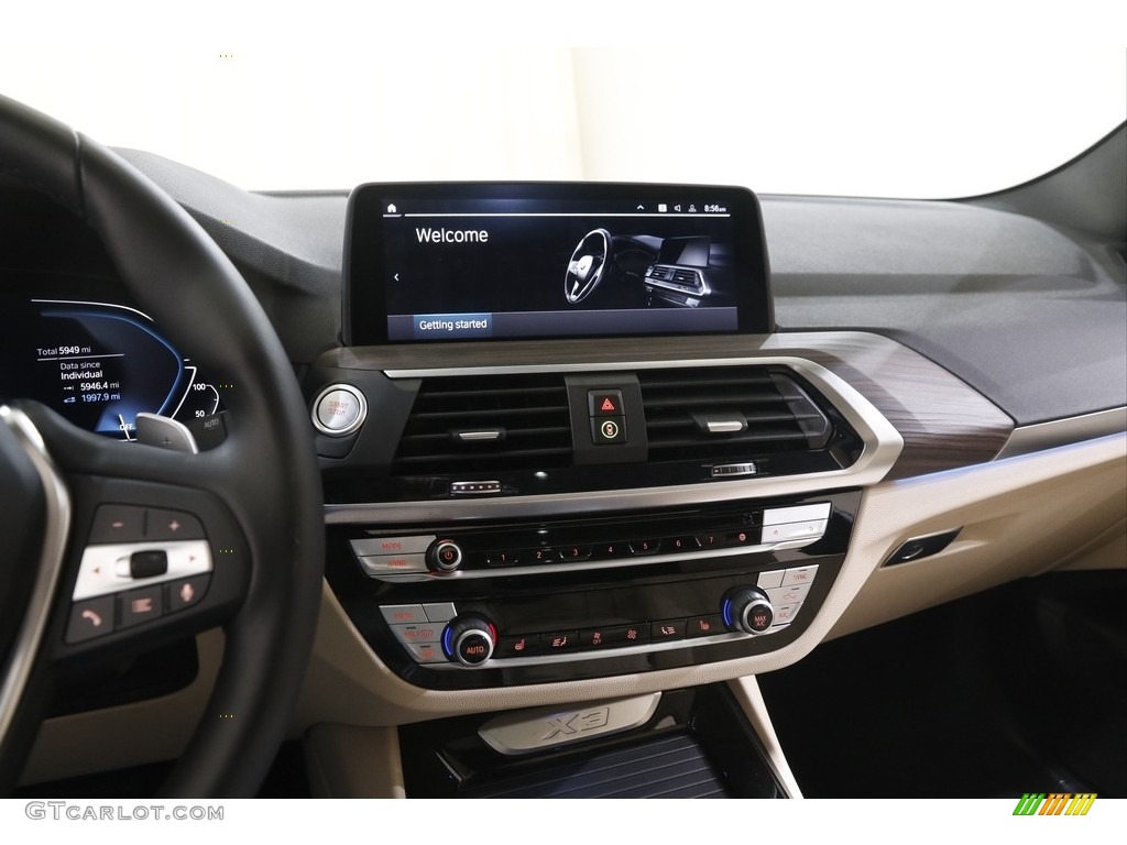 2021 X3 xDrive30e - Mineral White Metallic / Canberra Beige/Black photo #10