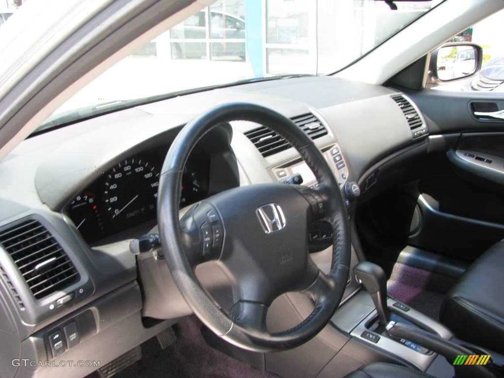 2006 Accord EX-L V6 Sedan - Alabaster Silver Metallic / Gray photo #11