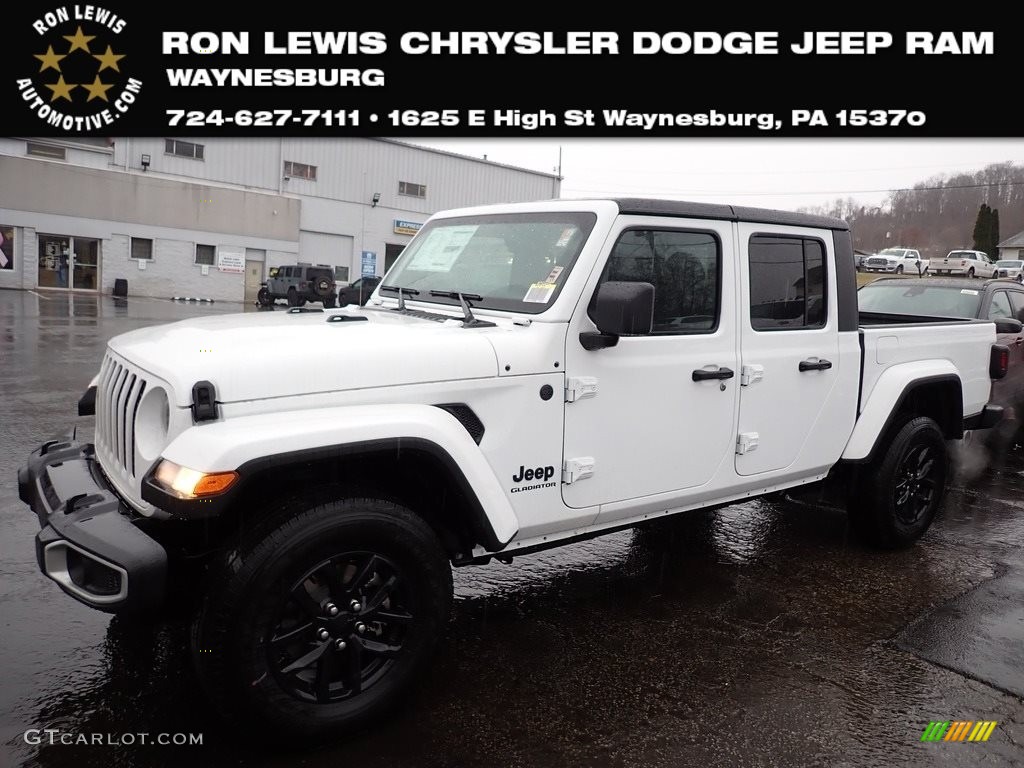 2022 Gladiator Sport 4x4 - Bright White / Black photo #1