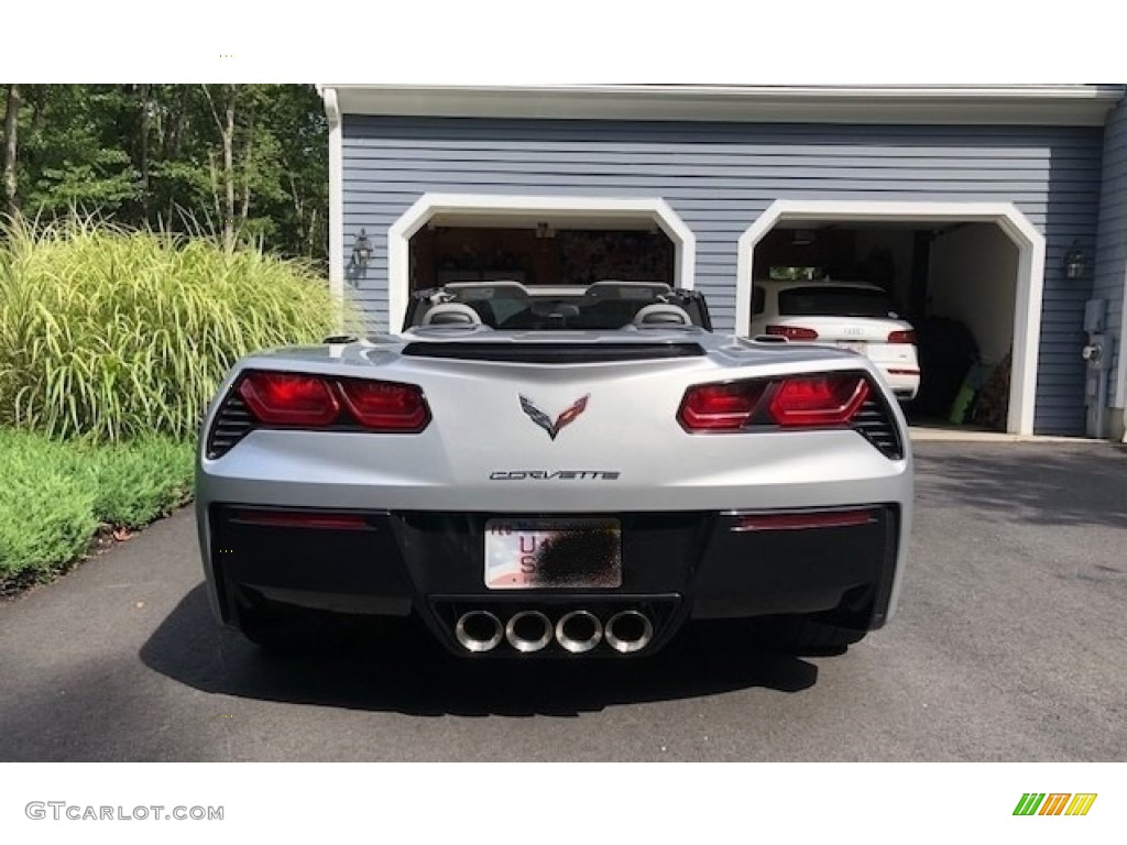 2019 Corvette Stingray Convertible - Blade Silver Metallic / Gray photo #3
