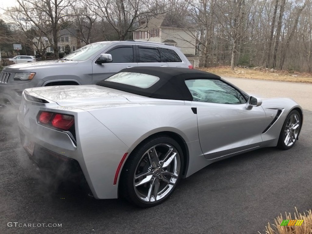 2019 Corvette Stingray Convertible - Blade Silver Metallic / Gray photo #11