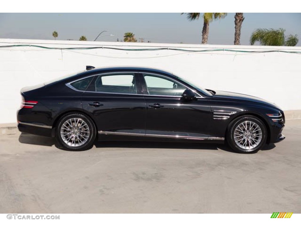 Vik Black 2021 Genesis G80 2.5T Exterior Photo #143781145