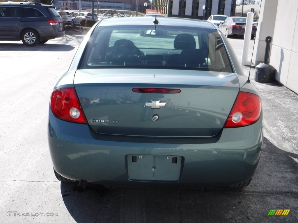 2009 Cobalt LT Sedan - Silver Moss Metallic / Ebony photo #6