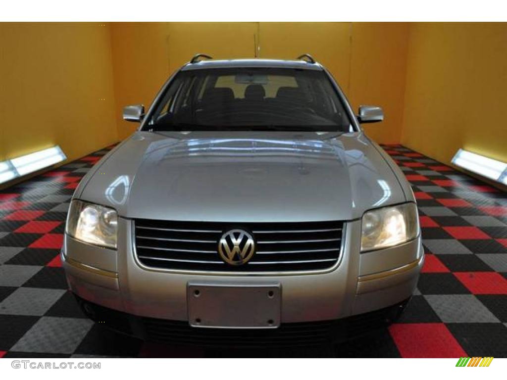 2003 Passat GLS Wagon - Reflex Silver Metallic / Black photo #2