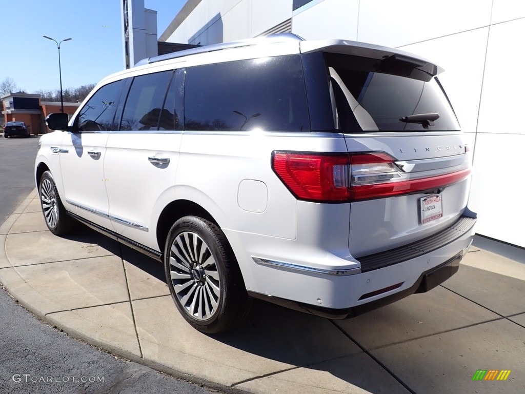 2019 Navigator Reserve 4x4 - White Platinum Metallic Tri-Coat / Ebony photo #3