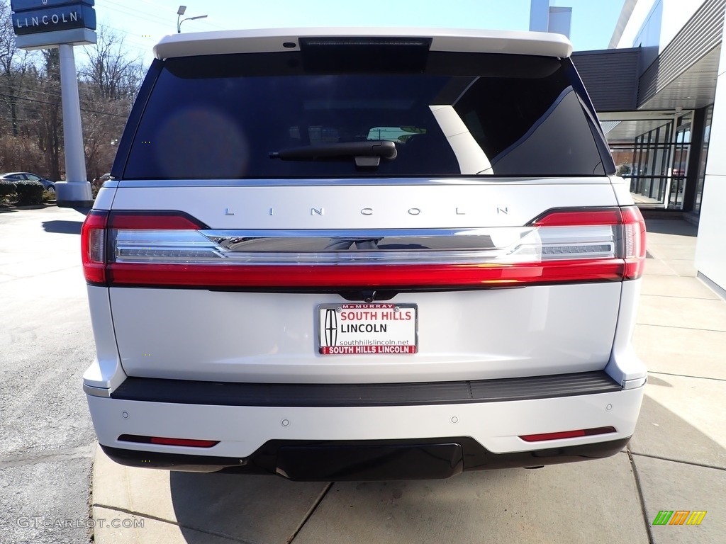 2019 Navigator Reserve 4x4 - White Platinum Metallic Tri-Coat / Ebony photo #4