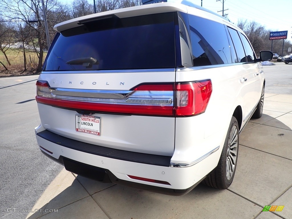 2019 Navigator Reserve 4x4 - White Platinum Metallic Tri-Coat / Ebony photo #6