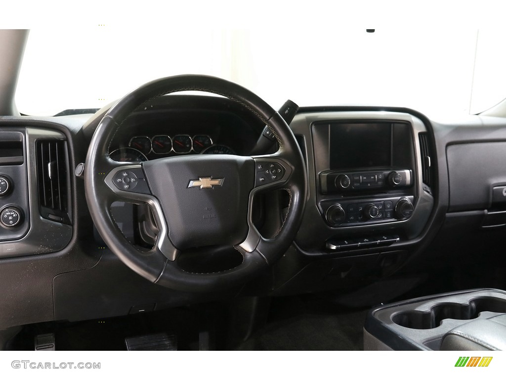 2016 Chevrolet Silverado 1500 LTZ Z71 Double Cab 4x4 Jet Black Dashboard Photo #143783788