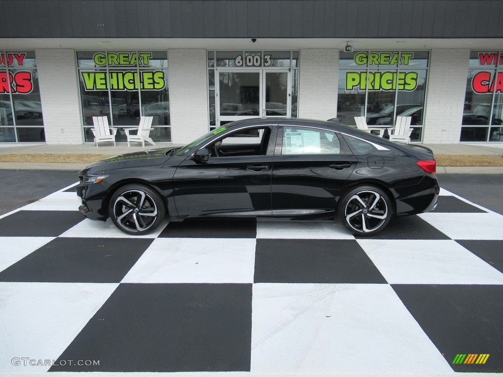 2021 Accord Sport - Crystal Black Pearl / Black photo #1