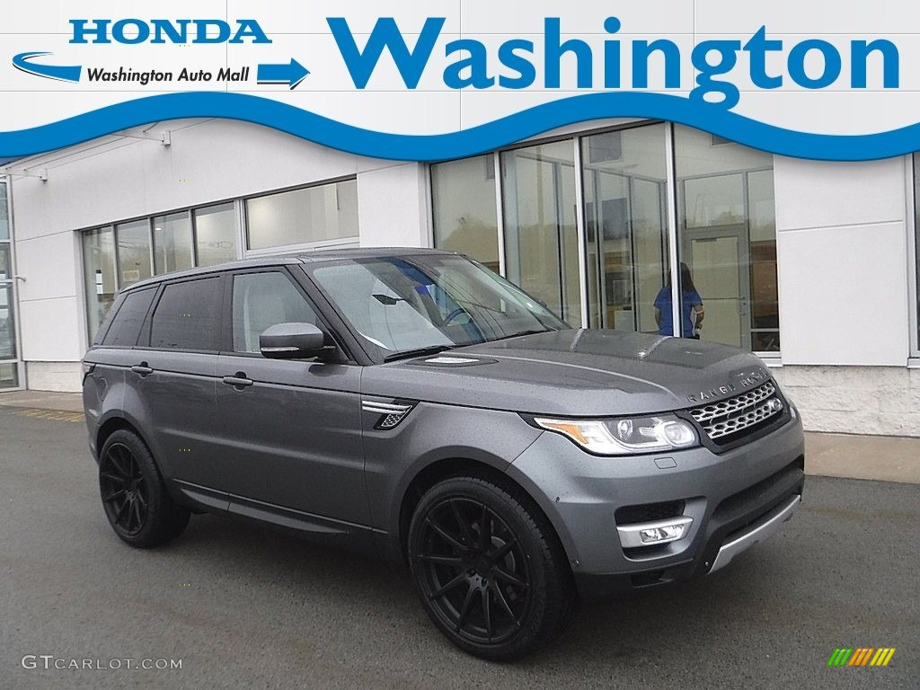 2014 Range Rover Sport HSE - Scotia Grey Metallic / Ebony/Lunar/Lunar photo #1