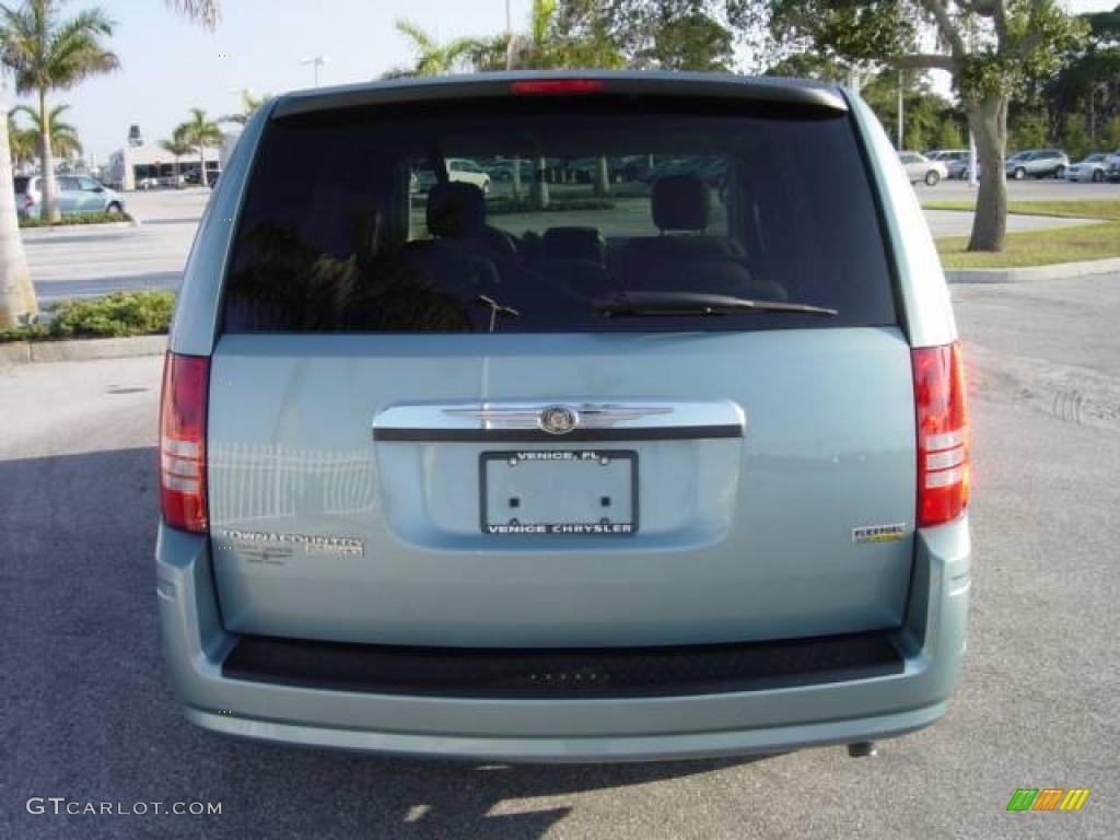2008 Town & Country LX - Clearwater Blue Pearlcoat / Medium Slate Gray/Light Shale photo #5
