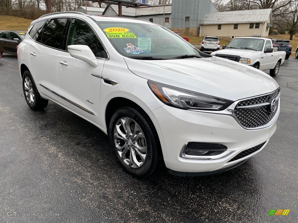 White Frost Tricoat 2020 Buick Enclave Avenir Exterior Photo #143786021