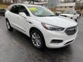 White Frost Tricoat 2020 Buick Enclave Avenir Exterior