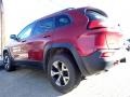 2014 Deep Cherry Red Crystal Pearl Jeep Cherokee Trailhawk 4x4  photo #2