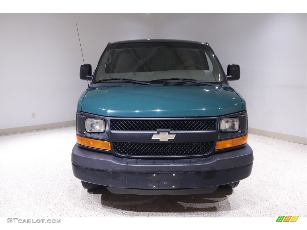Dark Green Metallic 2013 Chevrolet Express 3500 Cargo Van Exterior Photo #143787230