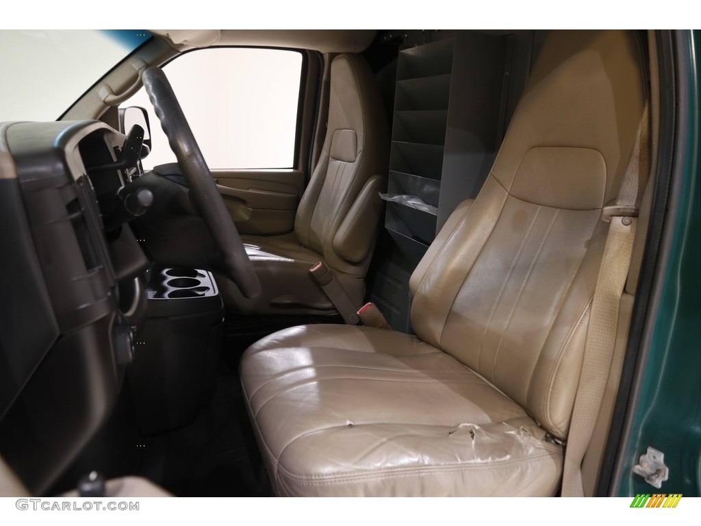 2013 Express 3500 Cargo Van - Dark Green Metallic / Neutral photo #5