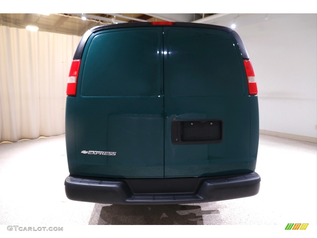 2013 Express 3500 Cargo Van - Dark Green Metallic / Neutral photo #16