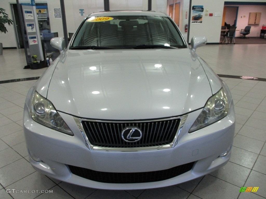 2009 IS 250 AWD - Tungsten Pearl / Light Gray photo #2