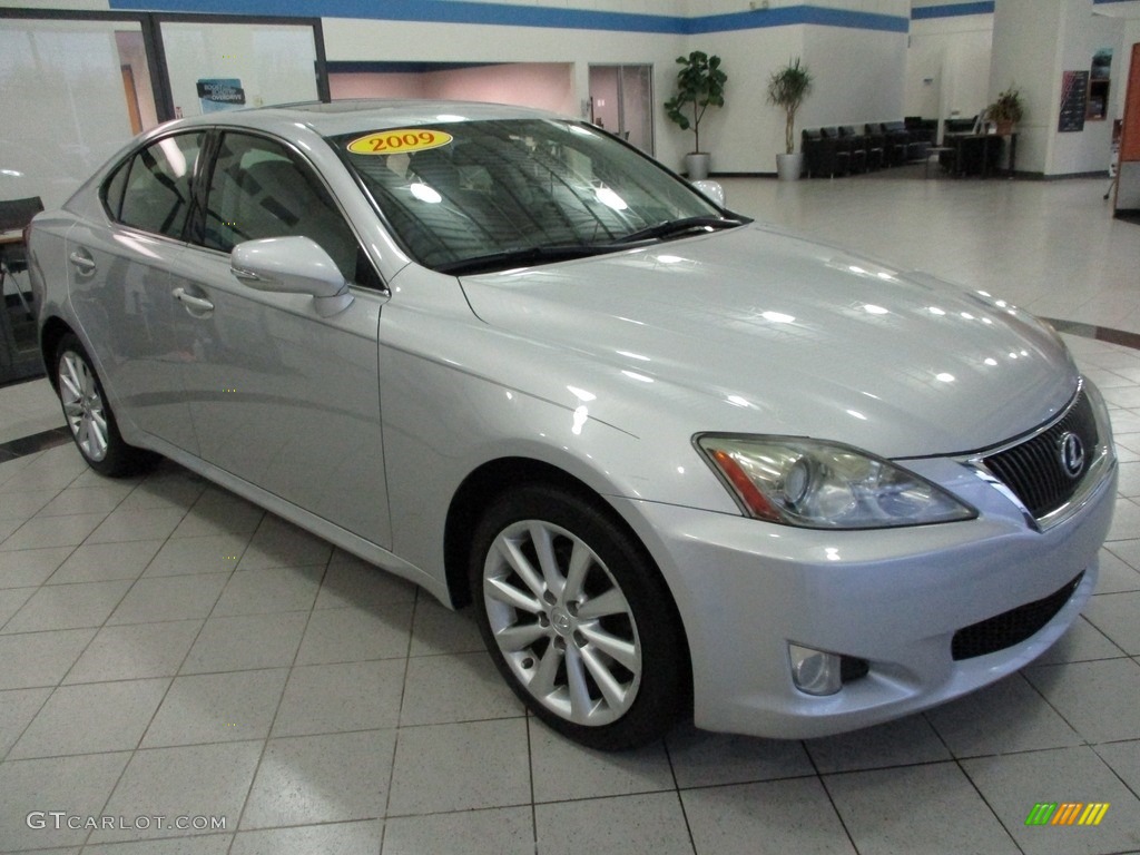 2009 IS 250 AWD - Tungsten Pearl / Light Gray photo #3