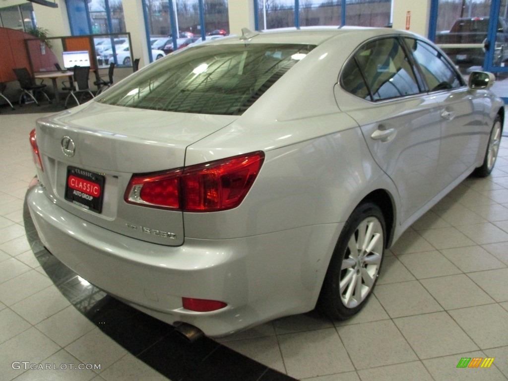2009 IS 250 AWD - Tungsten Pearl / Light Gray photo #7