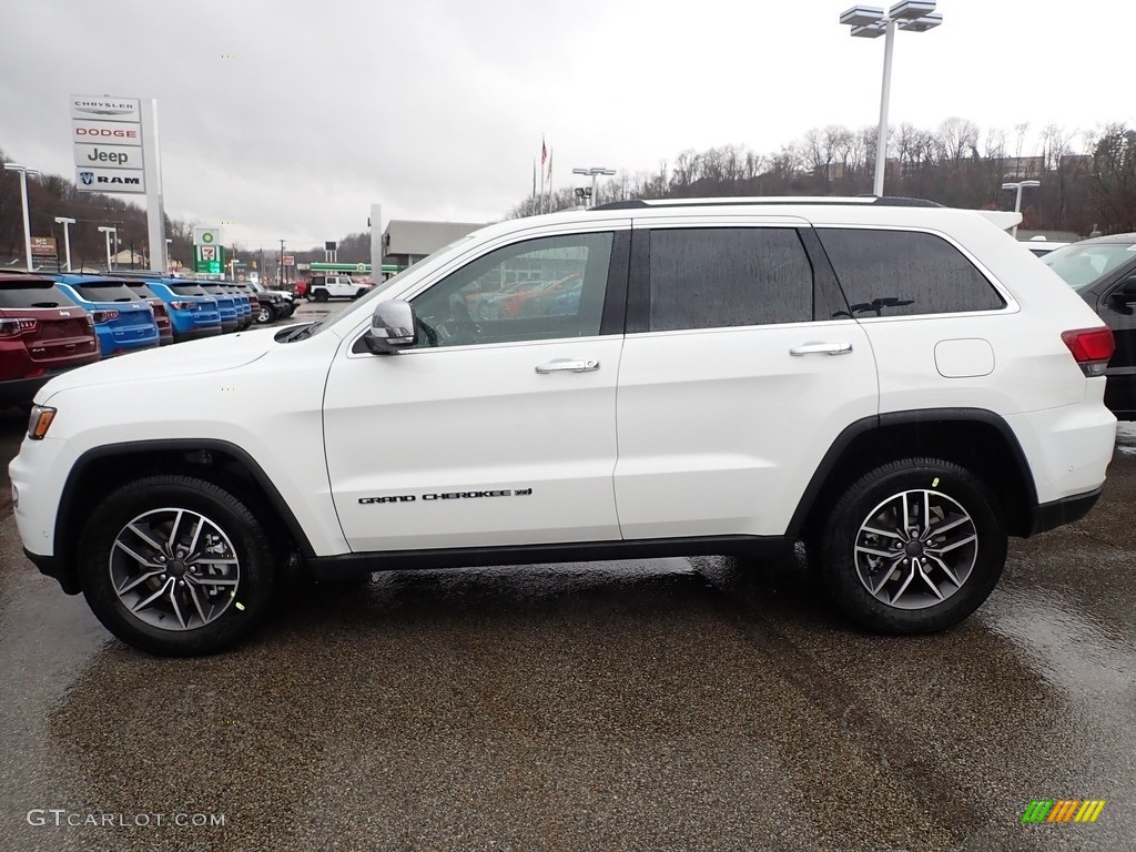 Bright White 2022 Jeep Grand Cherokee Limited 4x4 Exterior Photo #143790834