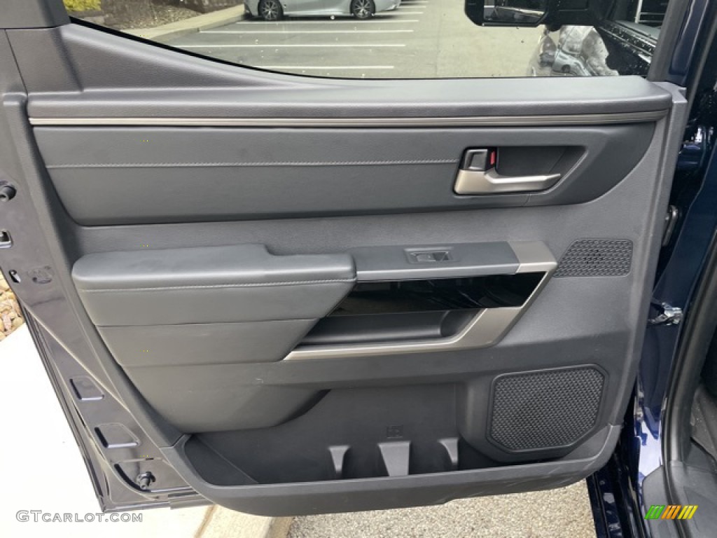 2022 Toyota Tundra Limited Crew Cab 4x4 Black Door Panel Photo #143792429