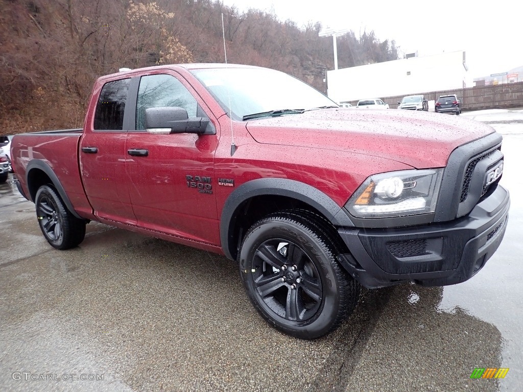 Delmonico Red Pearl 2022 Ram 1500 Classic Quad Cab 4x4 Exterior Photo #143792478