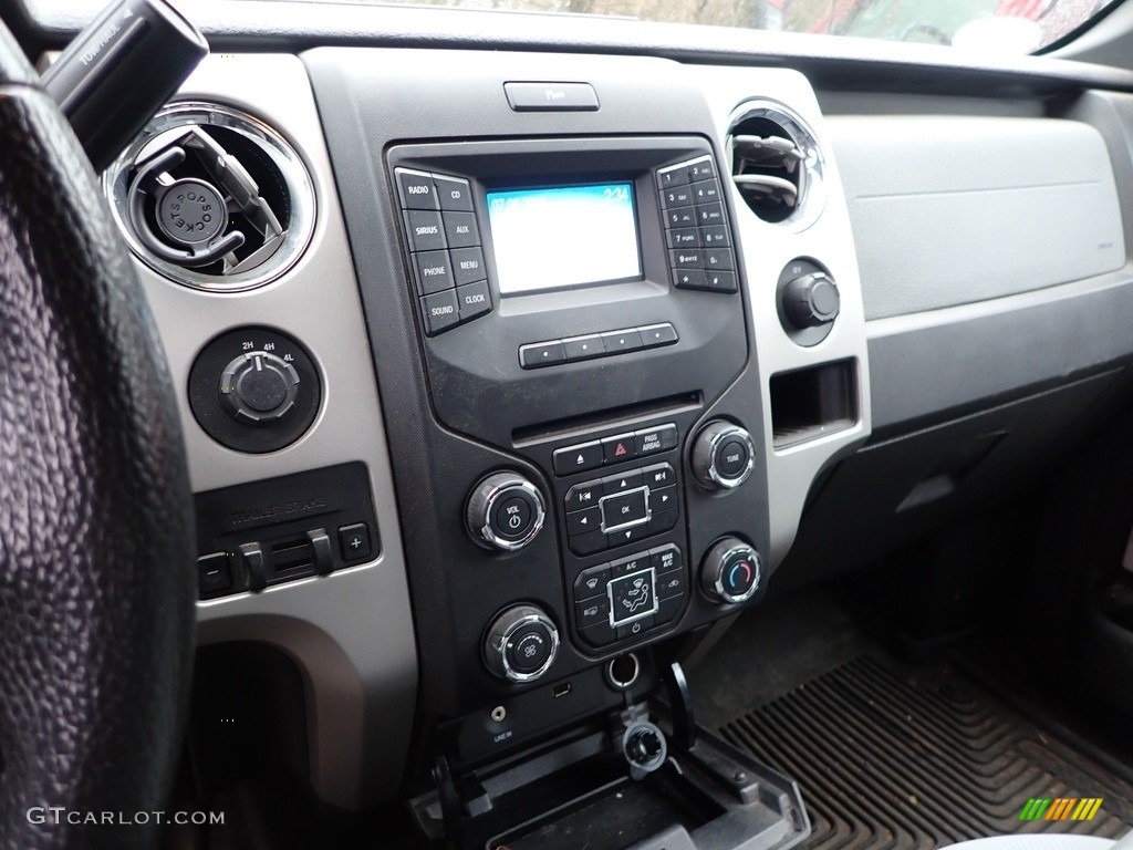 2013 F150 XLT SuperCrew 4x4 - Green Gem Metallic / Steel Gray photo #3